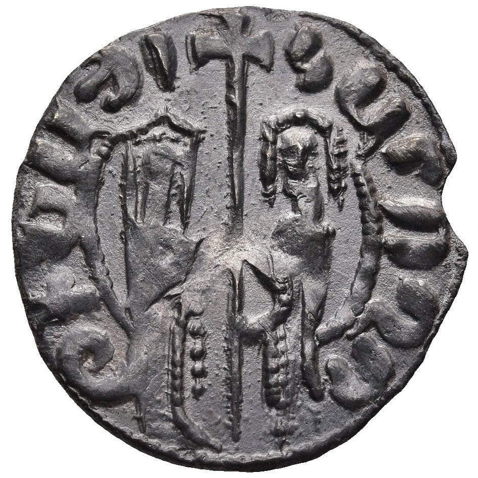 Cilician Armenia: Hetoum I and Zabel (1226-1270) Silver Tram