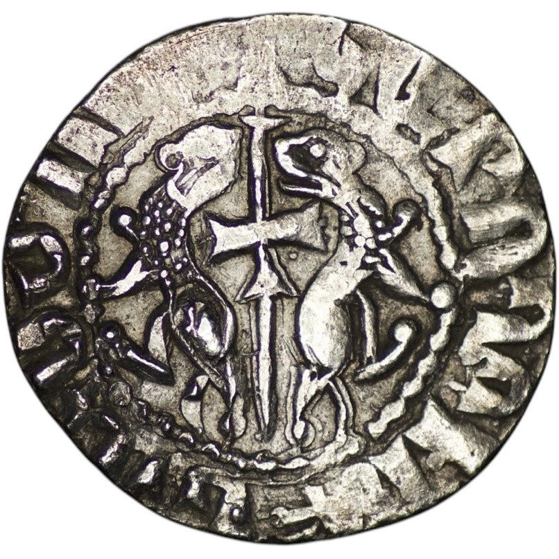 Cilician Armenia: Levon I (1198-1219) Silver Tram. ԼԵԻՈՆ ԹԱԳԱՈՐ ՀԱՅԻՈՑ