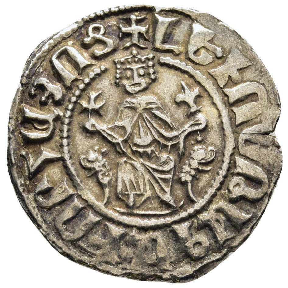 Cilician Armenia: Levon I (1198-1219) Silver Tram. ԼԵԻՈՆ ԹԱԳԱՈՐ ՀԱՅԻՈՑ