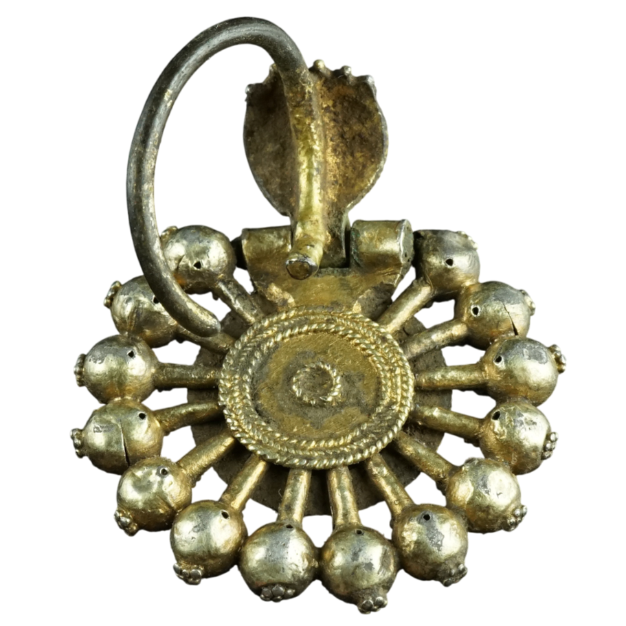 Eastern European Silver Gilt Earring (Circa 17th Century AD)