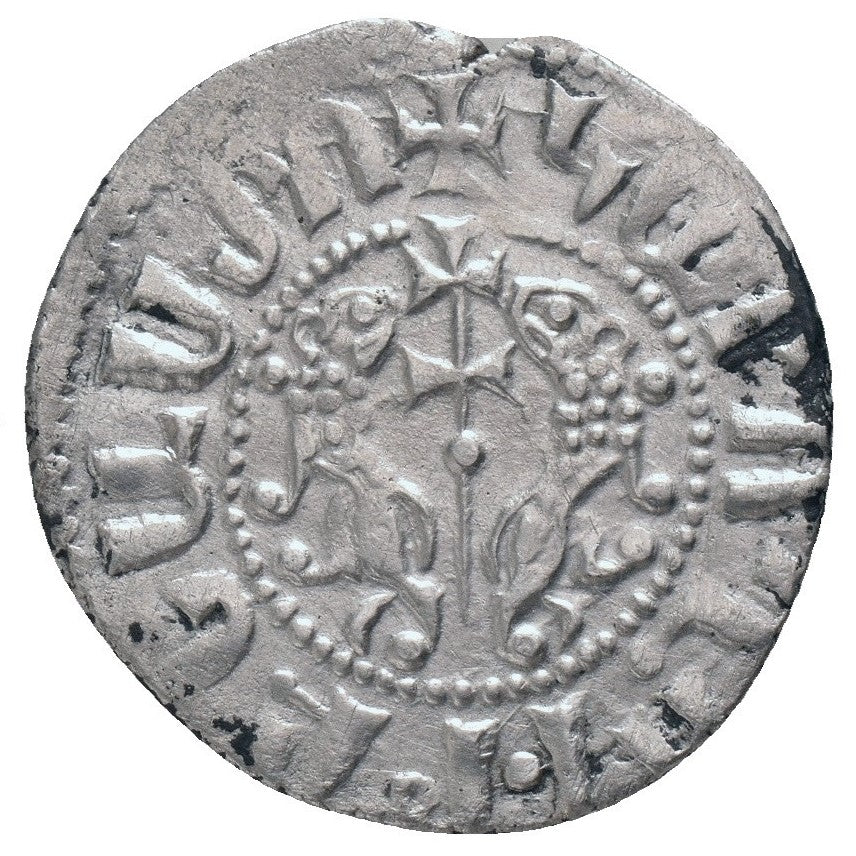 Կիլիկյան Հայաստան՝ Լեւոն Ա (1198-1219) Արծաթե Դրամ․ ԼԵԻՈՆ ԹԱԳԱՈՐ ՀԱՅԻՈՑ