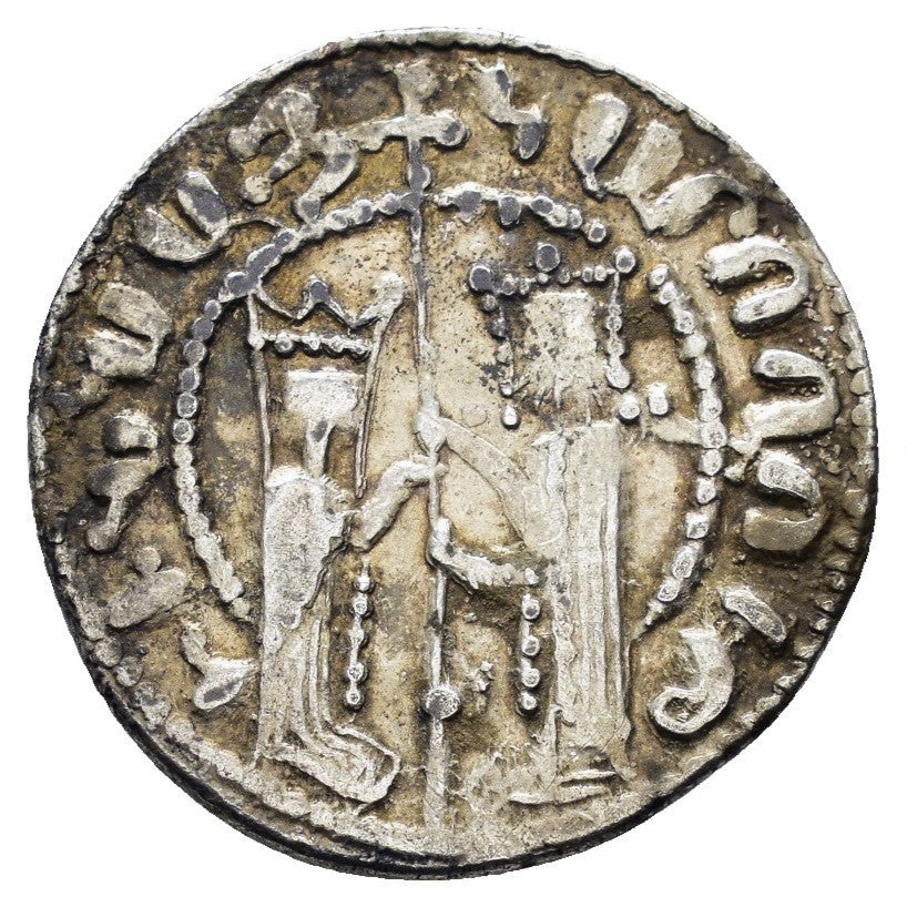 Cilician Armenia: Hetoum I and Zabel (1226-1270) Silver Tram