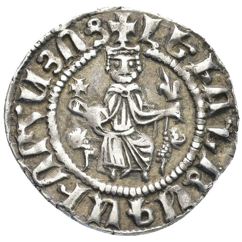 Cilician Armenia: Levon I (1198-1219) Silver Tram. ԼԵԻՈՆ ԹԱԳԱՈՐ ՀԱՅԻՈՑ