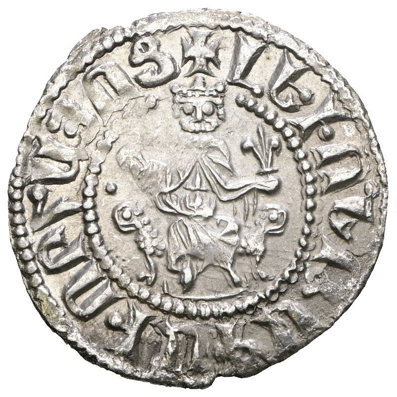 Կիլիկյան Հայաստան՝ Լեւոն Ա (1198-1219) Արծաթե Դրամ․ ԼԵԻՈՆ ԹԱԳԱՈՐ ՀԱՅԻՈՑ