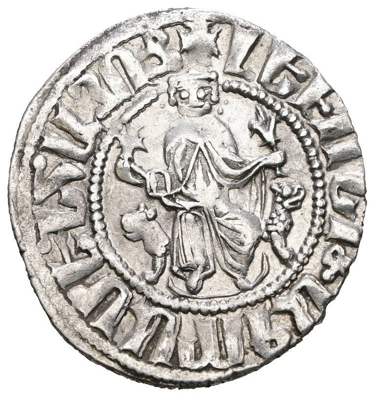 Cilician Armenia: Levon I (1198-1219) Silver Tram. ԼԵԻՈՆ ԹԱԳԱՈՐ ԱՄԵՆ ՀԱՅԻՈՑ