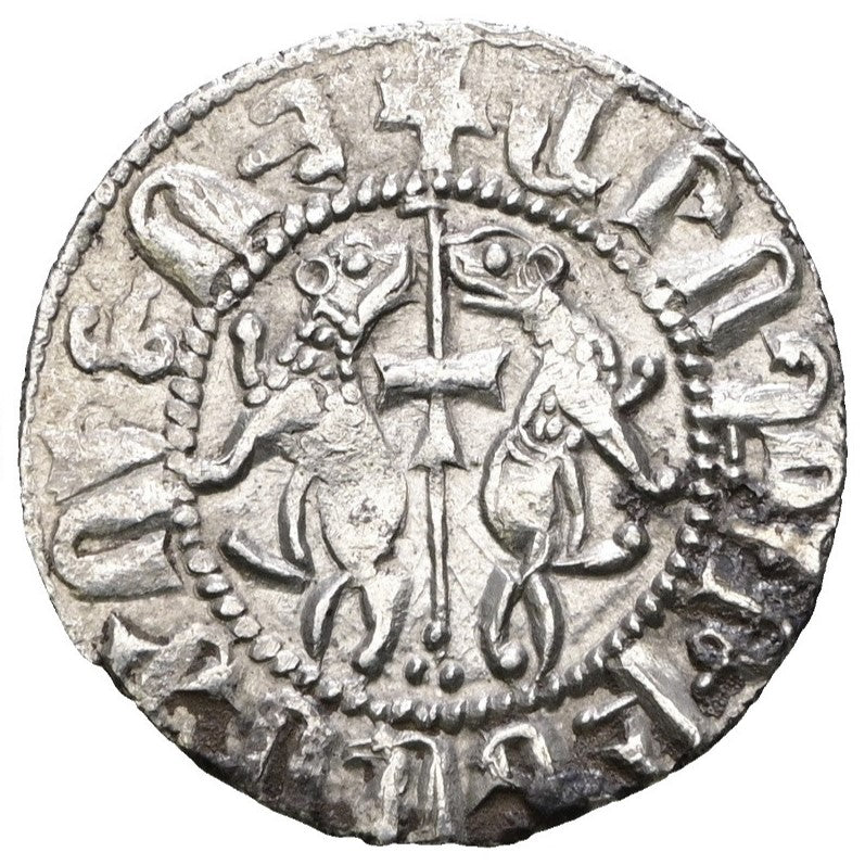 Կիլիկյան Հայաստան՝ Լեւոն Ա (1198-1219) Արծաթե Դրամ․ ԼԵԻՈՆ ԹԱԳԱՈՐ ՀԱՅԻՈՑ