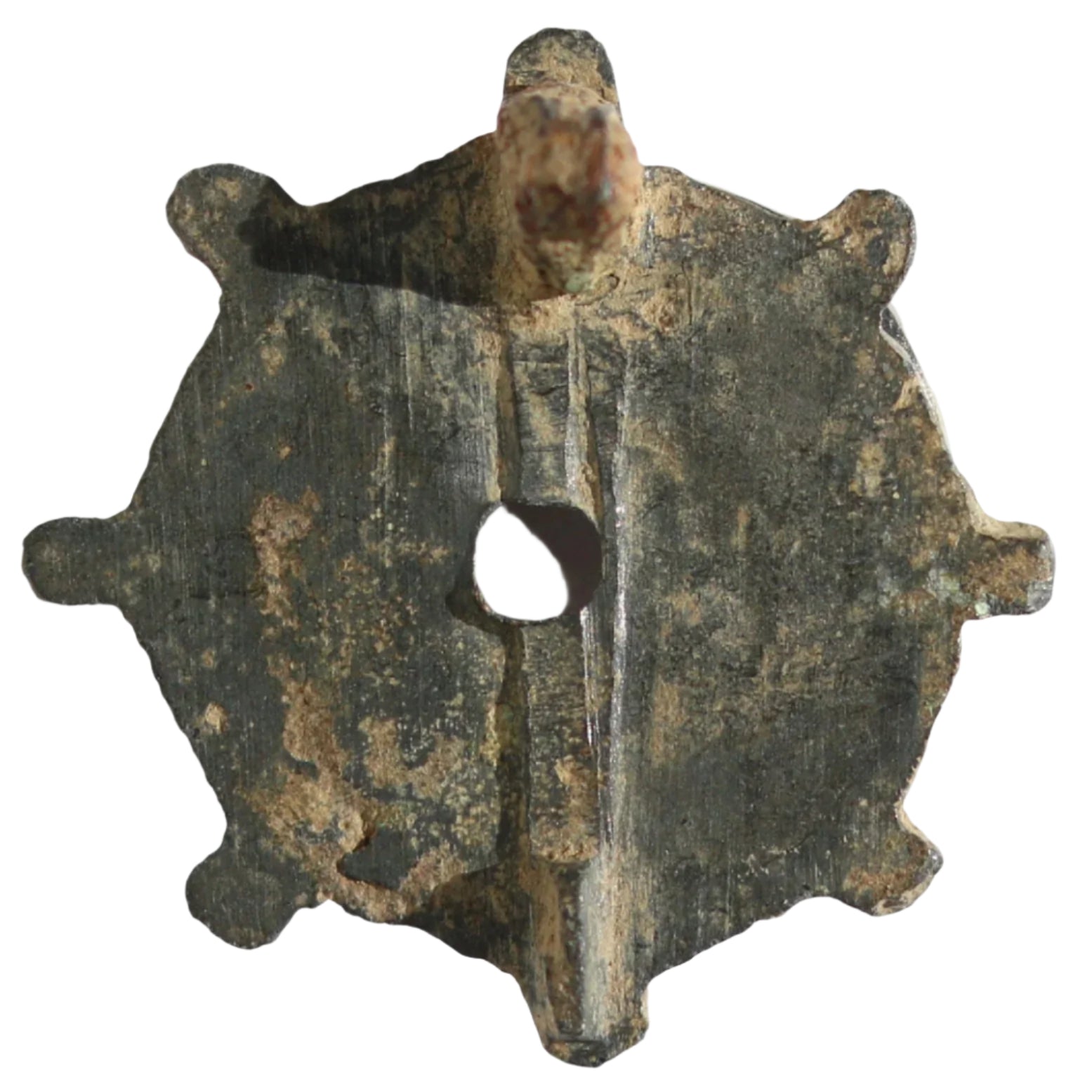 Early Roman Tinned Bow Brooch (1st century AD)