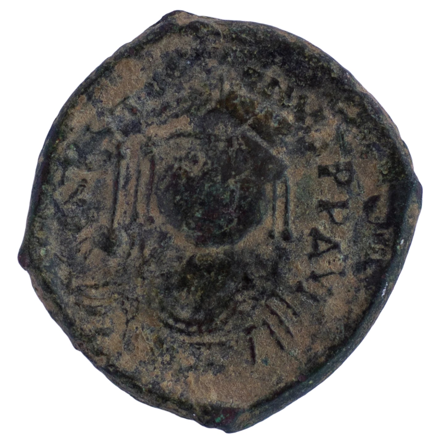 Justin II, Half Follis (AD 568–569) Բյուզանդական կայսրություն