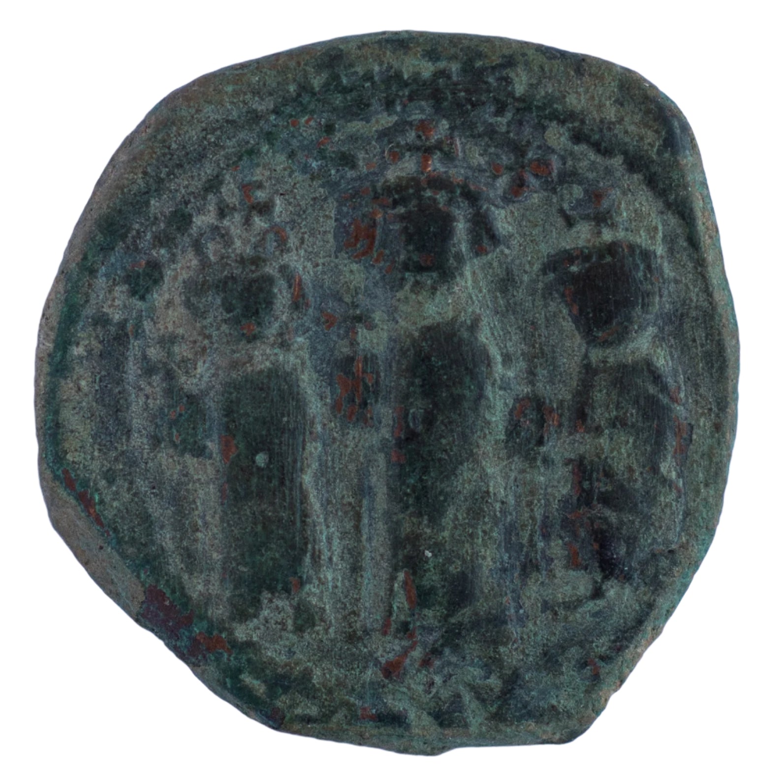 Heraclius AE Follis with Martina & Heraclius Constantine (circa 624–629 AD) Byzantine Empire