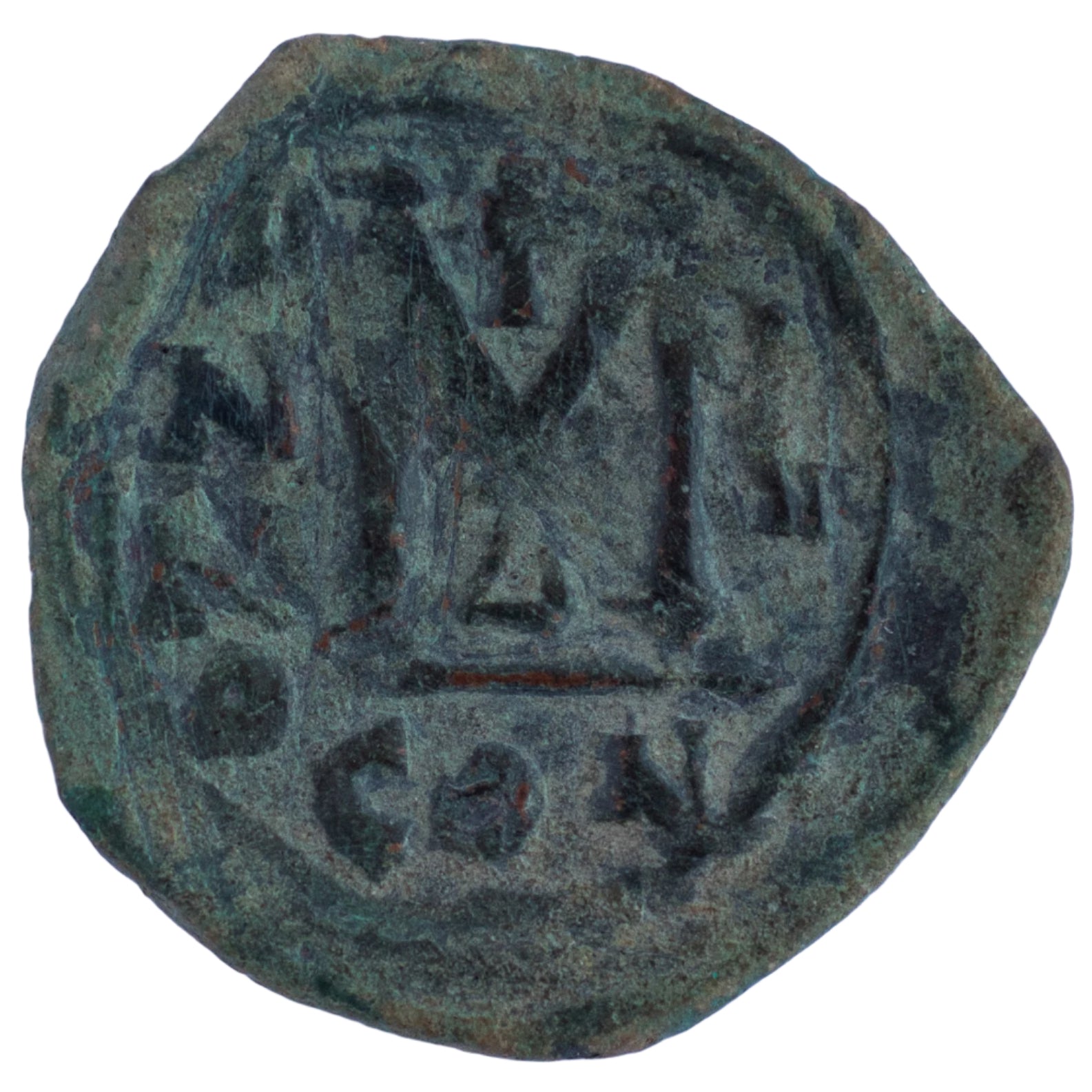 Heraclius AE Follis with Martina & Heraclius Constantine (circa 624–629 AD) Byzantine Empire