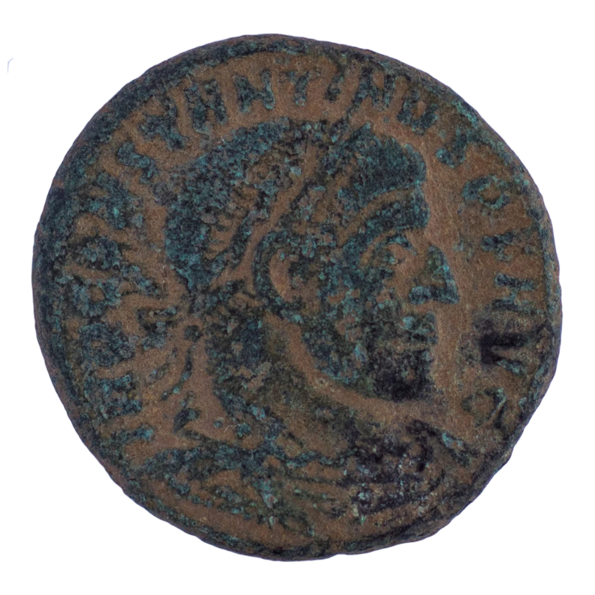 Констанций I Хлор в роли Цезаря (293–305 гг. н. э.) Римский бронзовый Фоллис