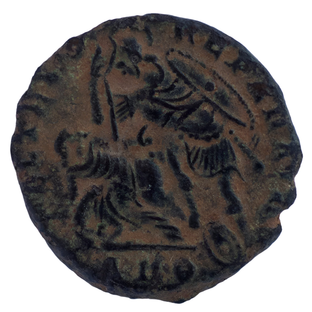 Կոնստանցիոս II – «Ընկած ձիավոր» (AD 353–355) Հռոմեական բրոնզե ֆոլիս