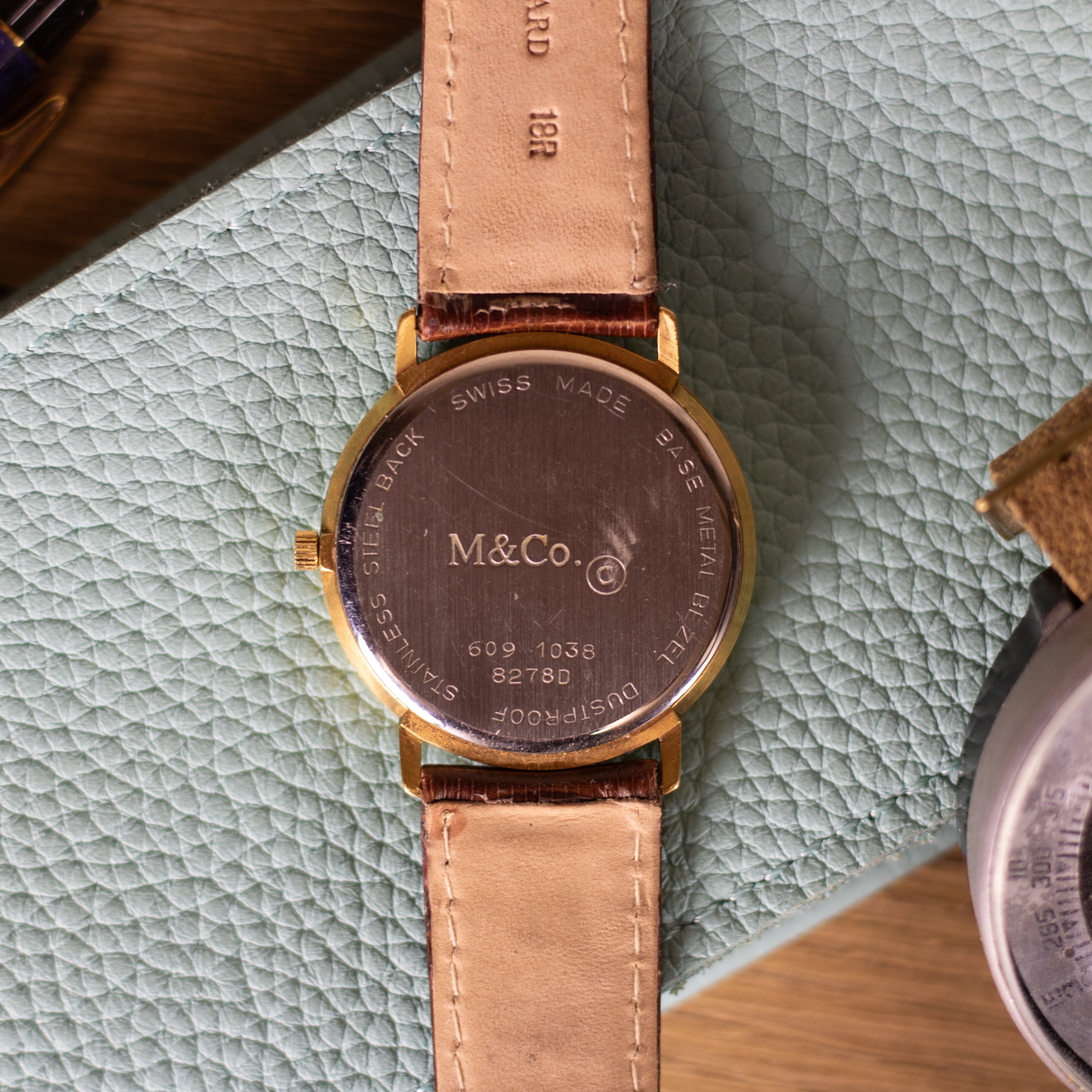 M&Co. World Time Quartz Watch